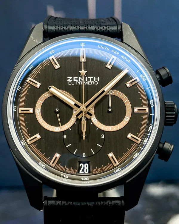 2018 Zenith El Primero Chronomaster "Range Rover" L. E. 42MM Grey Dial Rubber Strap (24.2042.400/27.R799)