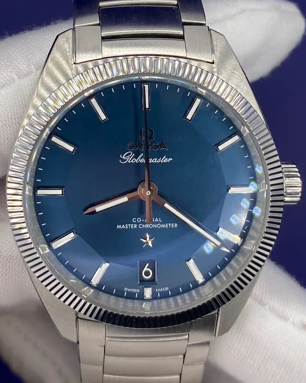 Omega Globemaster 39MM Blue Dial Steel Bracelet (130.30.39.21.03.001)