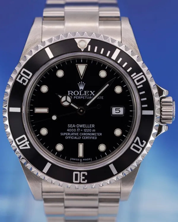 2005 (D Serial) Rolex Sea-Dweller 4000 40MM Black Dial Oyster Bracelet (16600)