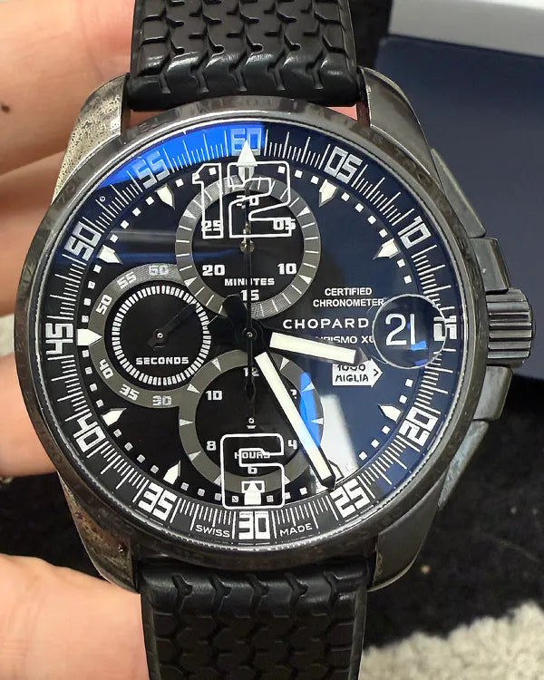 2017 Chopard Mille Miglia Gran Turismo XL Speed Black 3 L. E. 44MM Black Dial Rubber Strap (8459)
