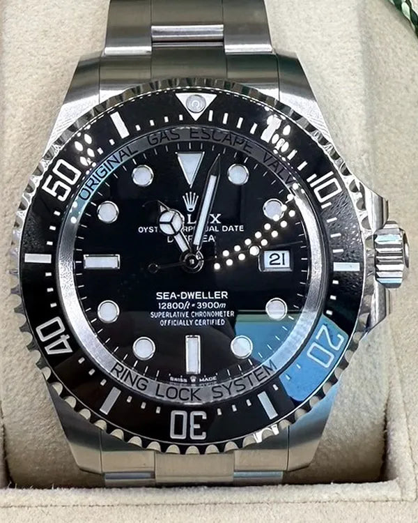 2023 Rolex Sea-Dweller Deepsea 44MM Black Dial Oyster Bracelet (136660)