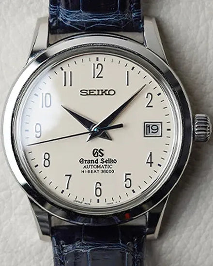 2015 Grand Seiko Heritage Hi-Beat 39.5MM Ivory Dial Leather Strap (SBGH013)