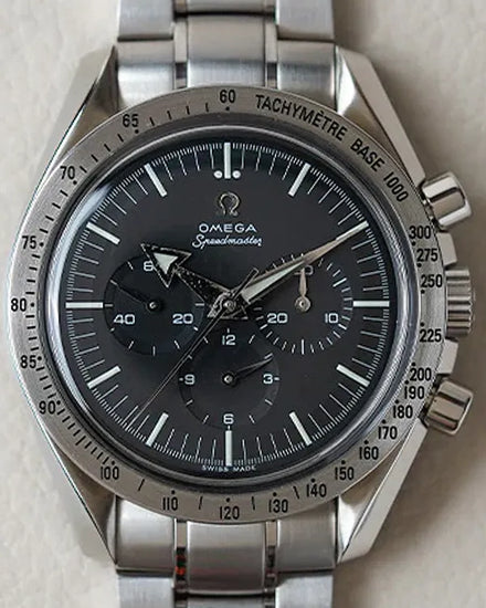 Omega Speedmaster "Broad Arrow" 42MM Black Dial Steel Bracelet (3594.50.00)