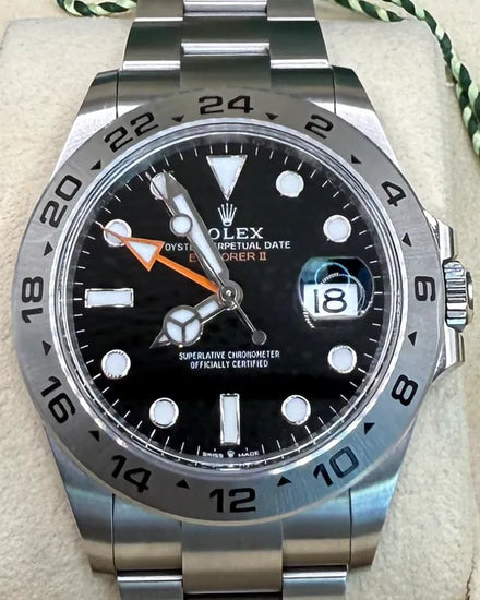 2024 Rolex Explorer II 42MM Black Dial Oyster Bracelet (216570)