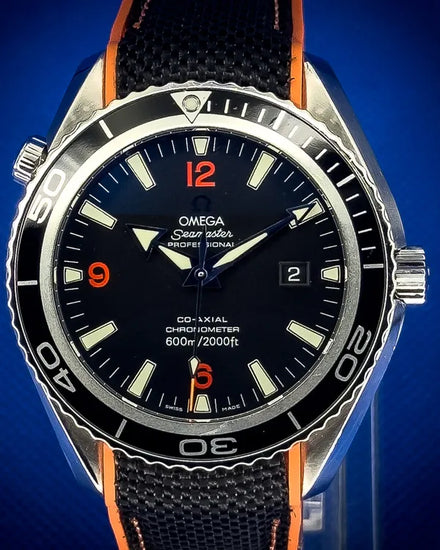 2011 Omega Seamaster Planet Ocean 600M 45.5MM Black Dial Rubber Strap (2900.51.82)