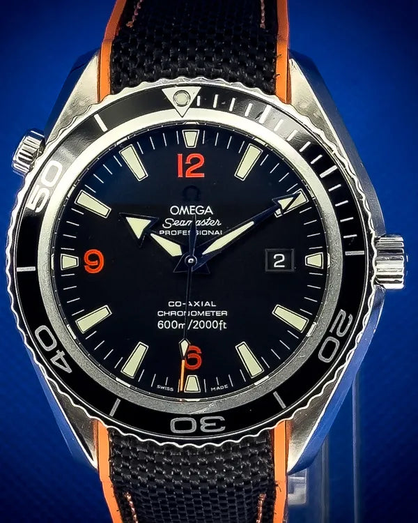 2011 Omega Seamaster Planet Ocean 600M 45.5MM Black Dial Rubber Strap (2900.51.82)