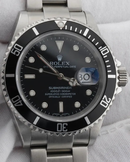 2005 Rolex Submariner Date 40MM Black Dial Oyster Bracelet (16610)