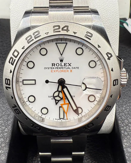 2020 Rolex Explorer II "Polar" 42MM White Dial Oyster Bracelet (216570)