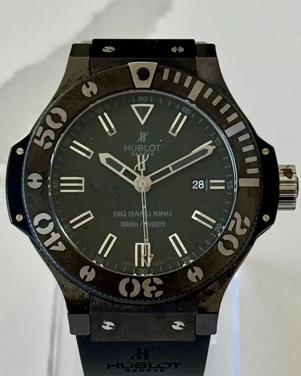 Hublot Big Bang King "Black Magic" 48MM Black Dial Rubber Strap (322.CK.1140.RX)