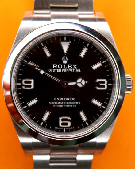 2017 Rolex Explorer 39MM Black Dial Oyster Bracelet (214270)