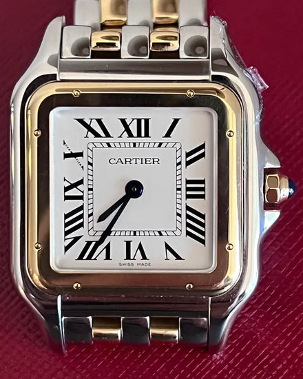2025 Cartier Panthère De Cartier 31MM Quartz Silver Dial Two-Tone Bracelet (W2PN0016)