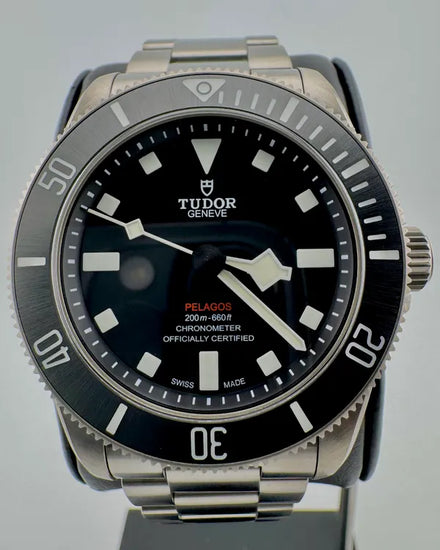 No Reserve - 2025 Tudor Pelagos 39MM Black Dial Titanium Bracelet (25407N)