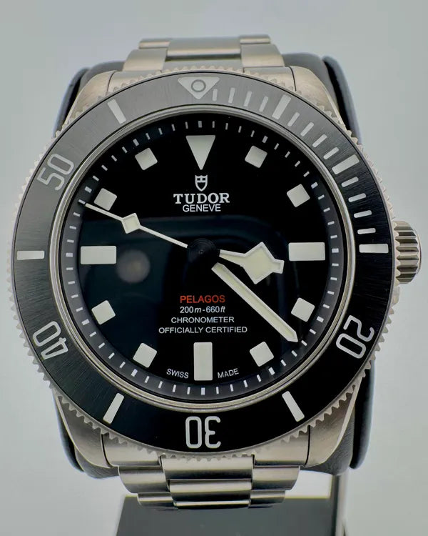 No Reserve - 2025 Tudor Pelagos 39MM Black Dial Titanium Bracelet (25407N)
