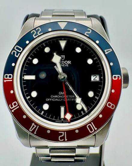 No Reserve - 2021 Tudor Black Bay GMT "Pepsi" 41MM Black Dial Steel Bracelet (79830RB)