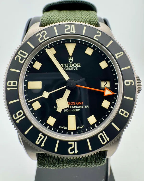 No Reserve - 2025 Tudor Pelagos FXD GMT 42MM Black Dial Textile Strap (2542G257NU)