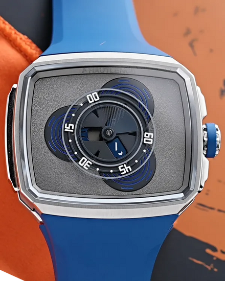 2024 Hautlence Vagabonde Series 4 L.E. 50.8MM Grey Dial Rubber Strap (AB30-ST00)