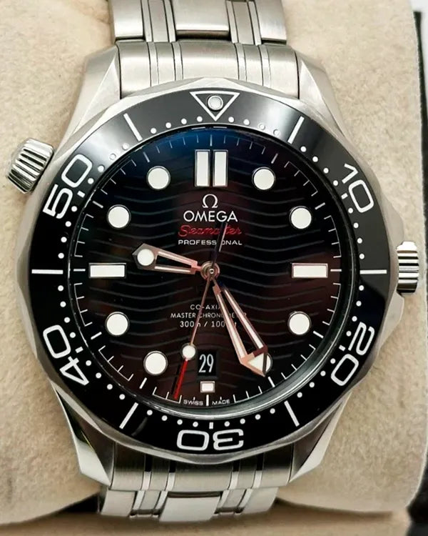2020 Omega Seamaster Diver 300M 42MM Black Dial Steel Bracelet (210.30.42.20.01.001)
