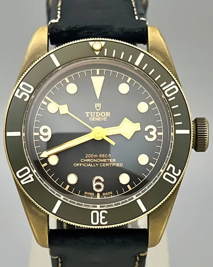 No Reserve - 2020 Tudor Black Bay Bronze 43MM Grey Dial Leather Strap (79250BA)