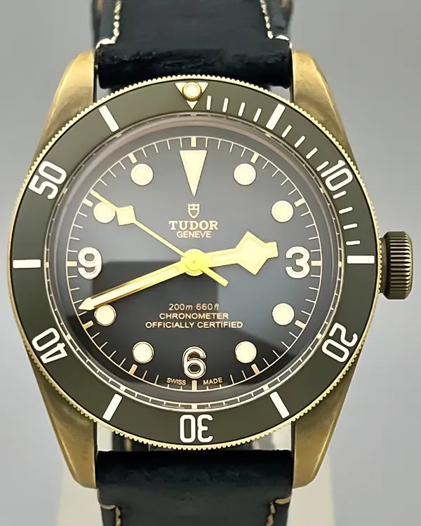 No Reserve - 2020 Tudor Black Bay Bronze 43MM Grey Dial Leather Strap (79250BA)