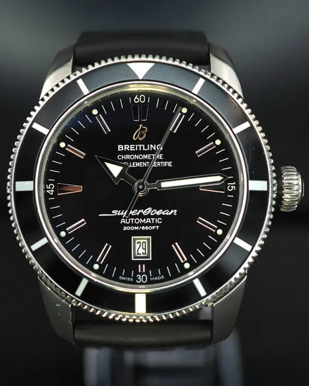 2013 Breitling Superocean Heritage S.E. 46MM Black Dial Rubber Strap (A1732024/B868)