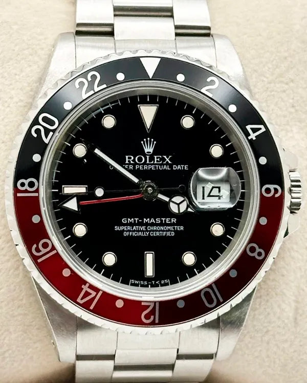 1990 (E Serial) Rolex GMT-Master "Coke" 40MM Black Dial Oyster Bracelet (16700)