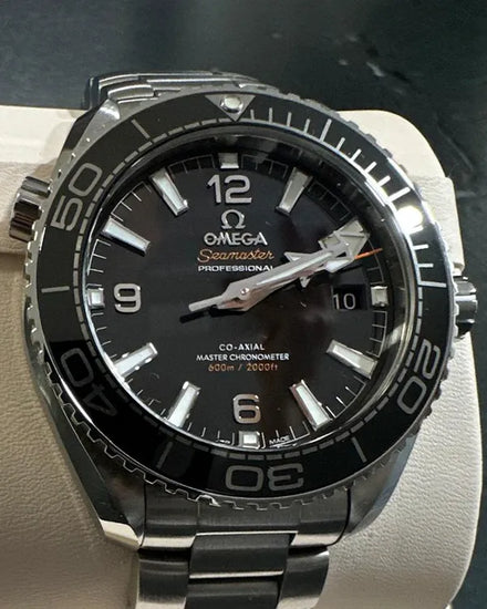 2023 Omega Seamaster Planet Ocean 600M 39.5MM Black Dial Steel Bracelet (215.30.40.20.01.001)