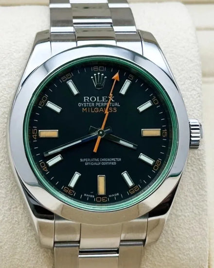 Rolex Milgauss 40MM Black Dial Oyster Bracelet (116400)