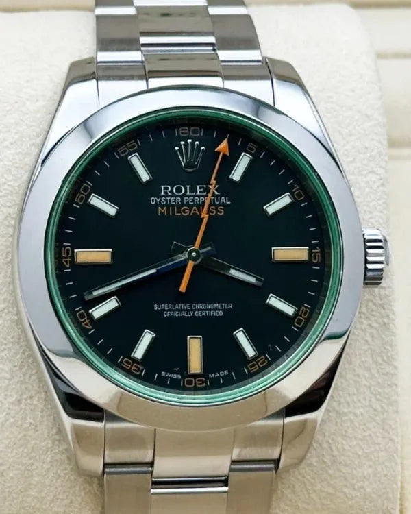 Rolex Milgauss 40MM Black Dial Oyster Bracelet (116400)