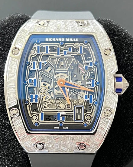 2024 Richard Mille RM 67 47.5MM Skeleton Dial Rubber Strap (RM67-01)
