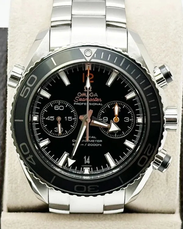 2013 Omega Seamaster Planet Ocean 600M 45.5MM Black Dial Steel Bracelet (232.30.46.51.01.003)
