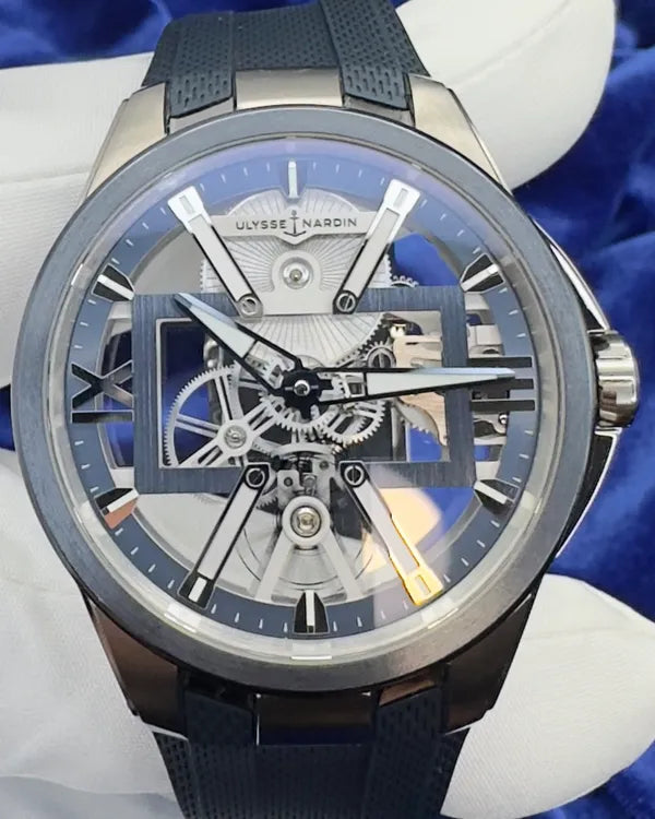 2022 Ulysse Nardin Blast Skeleton X 42MM Skeleton Dial Rubber Strap (3713-260/03)