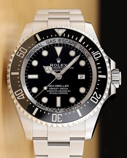 2021 Rolex Sea-Dweller Deepsea 44MM Black Dial Oyster Bracelet (126660)