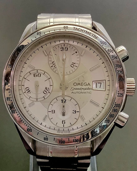 2001 Omega Speedmaster Date 39MM Silver Dial Steel Bracelet (3513.30.00)
