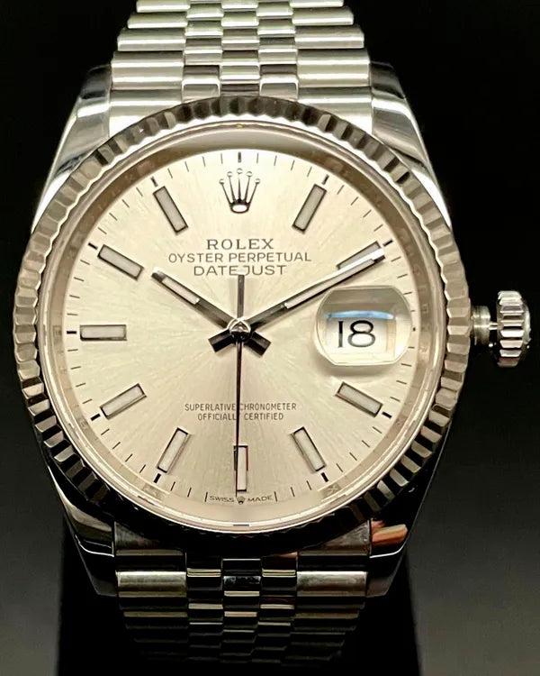 Rolex Datejust 36MM Silver Dial Jubilee Bracelet (126234)