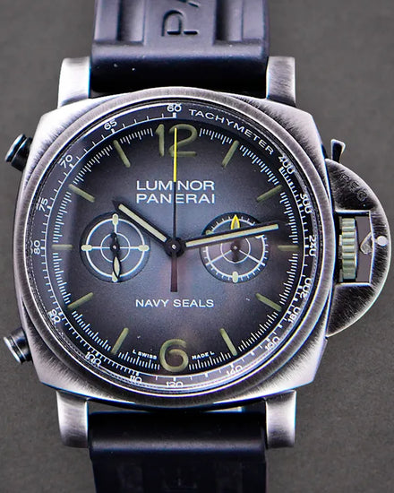2024 Panerai Luminor Chronograph "Navy SEAL's" 44MM Grey Dial Rubber Strap (PAM01409)