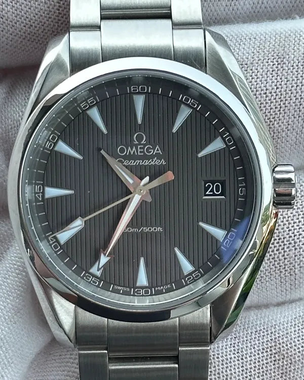 Omega Seamaster Aqua Terra 150M 38.5MM Quartz Grey Dial Steel Bracelet (231.10.39.60.06.001)