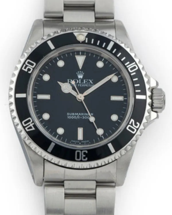 (A Serial) Rolex Submariner No-Date 40MM Black Dial Oyster Bracelet (14060)
