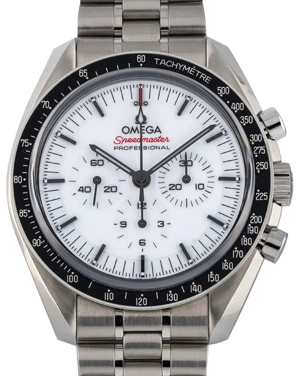 2025 Omega Speedmaster Professional Moonwatch 42MM White Dial Steel Bracelet (310.30.42.50.04.001)