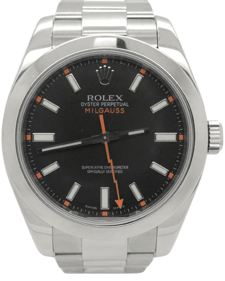 Rolex Milgauss 40MM Black Dial Oyster Bracelet (116400)