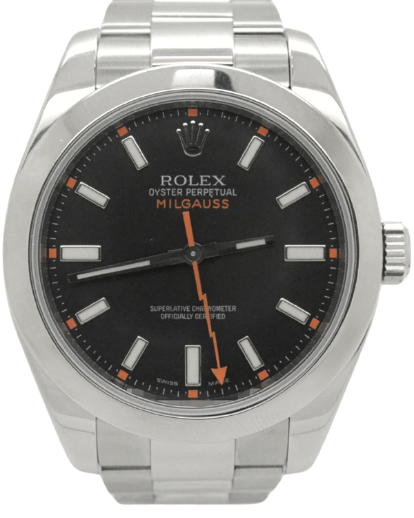 Rolex Milgauss 40MM Black Dial Oyster Bracelet (116400)