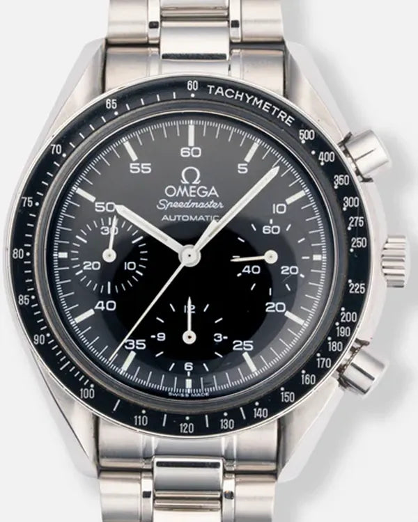 Omega Speedmaster Reduced 39MM Black Dial Steel Bracelet (3510.50.00)