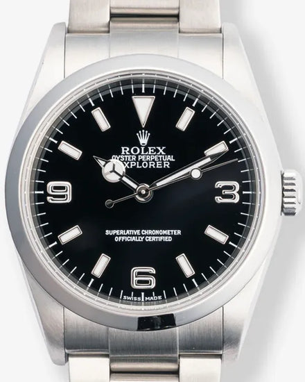 2002 Rolex Explorer 36MM Black Dial Oyster Bracelet (114270)