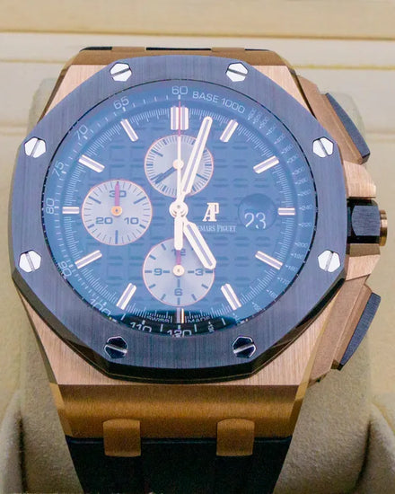 2015 Audemars Piguet Royal Oak Offshore Chronograph 44MM Black Dial Rubber Strap (26401RO.OO.A002.CA.01)