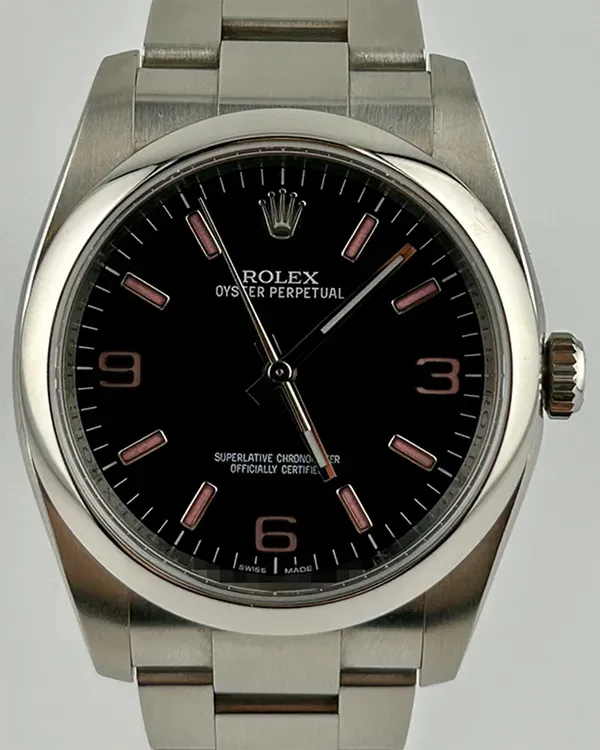 2013 Rolex Oyster Perpetual 36MM Black Dial Oyster Bracelet (116000)