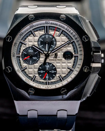 2014 Audemars Piguet Royal Oak Offshore Chronograph "Panda" 44MM White Dial Rubber Strap (26400SO.OO.A002CA.01)