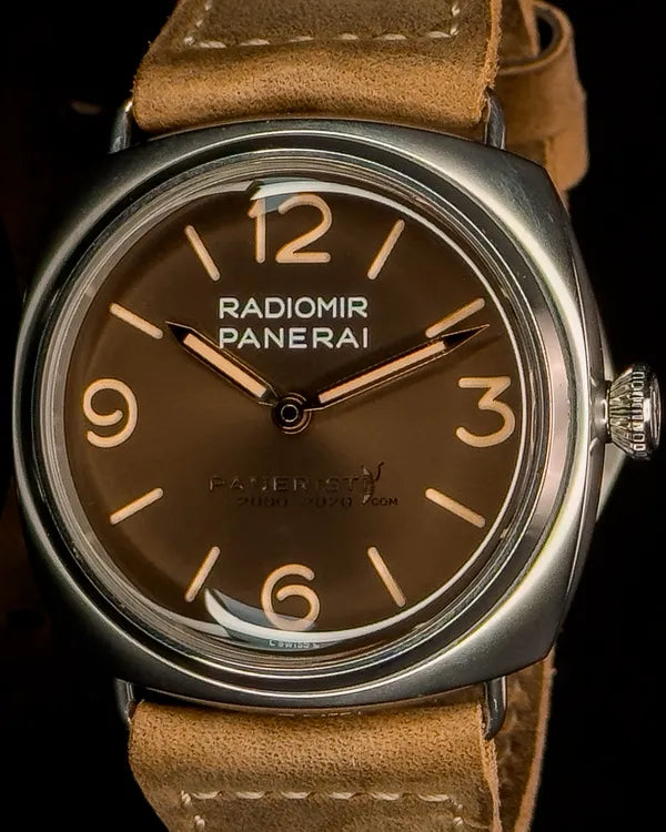 2021 Panerai Radiomir Venti "Paneristi 20th Anniversary" L.E. 45MM Brown Dial Leather Strap (PAM02020)