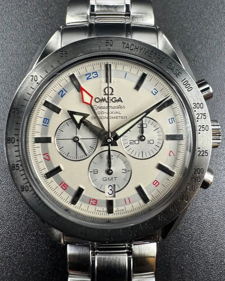 2011 Omega Speedmaster Broad Arrow 44.25MM White Dial Steel Bracelet (3581.30.00)