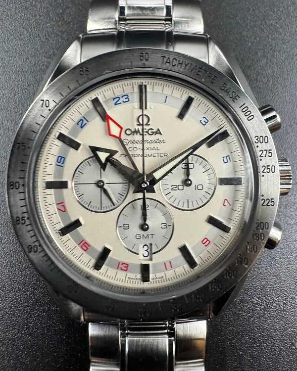2011 Omega Speedmaster Broad Arrow 44.25MM White Dial Steel Bracelet (3581.30.00)