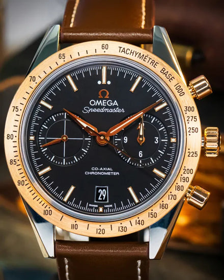 2024 Omega Speedmaster '57 41.5MM Black Dial Leather Strap (331.22.42.51.01.001)