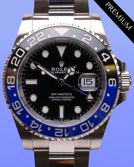 2025 Rolex GMT-Master II "Batman" 40MM Black Dial Oyster Bracelet (126710BLNR)